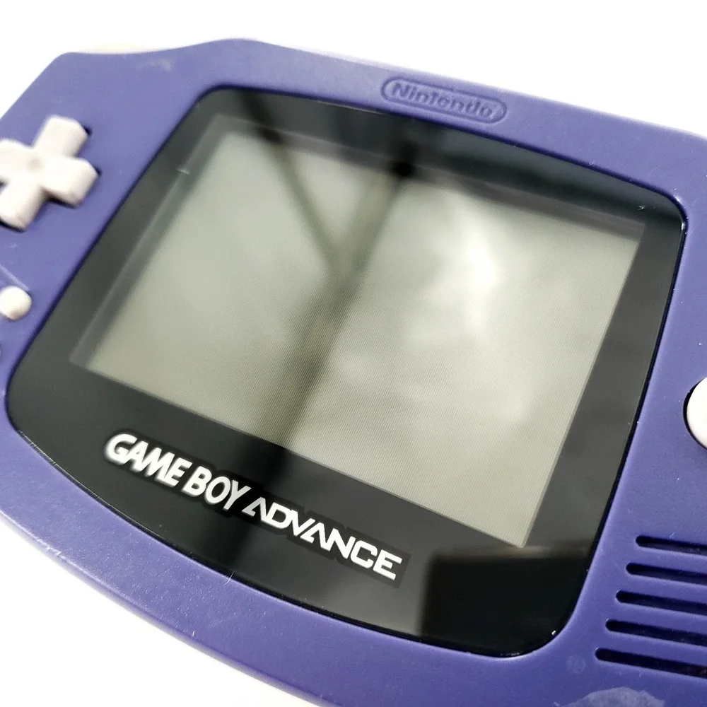 Nintendo Game Boy Advance Handheld System Indigo Purple w/ 2 Games Tested